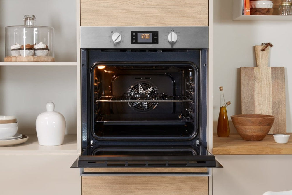 Indesit IFW6340BLUK Eight Function Electric Built-in Single Oven - Black - Atlantic Electrics - 39478092398815 