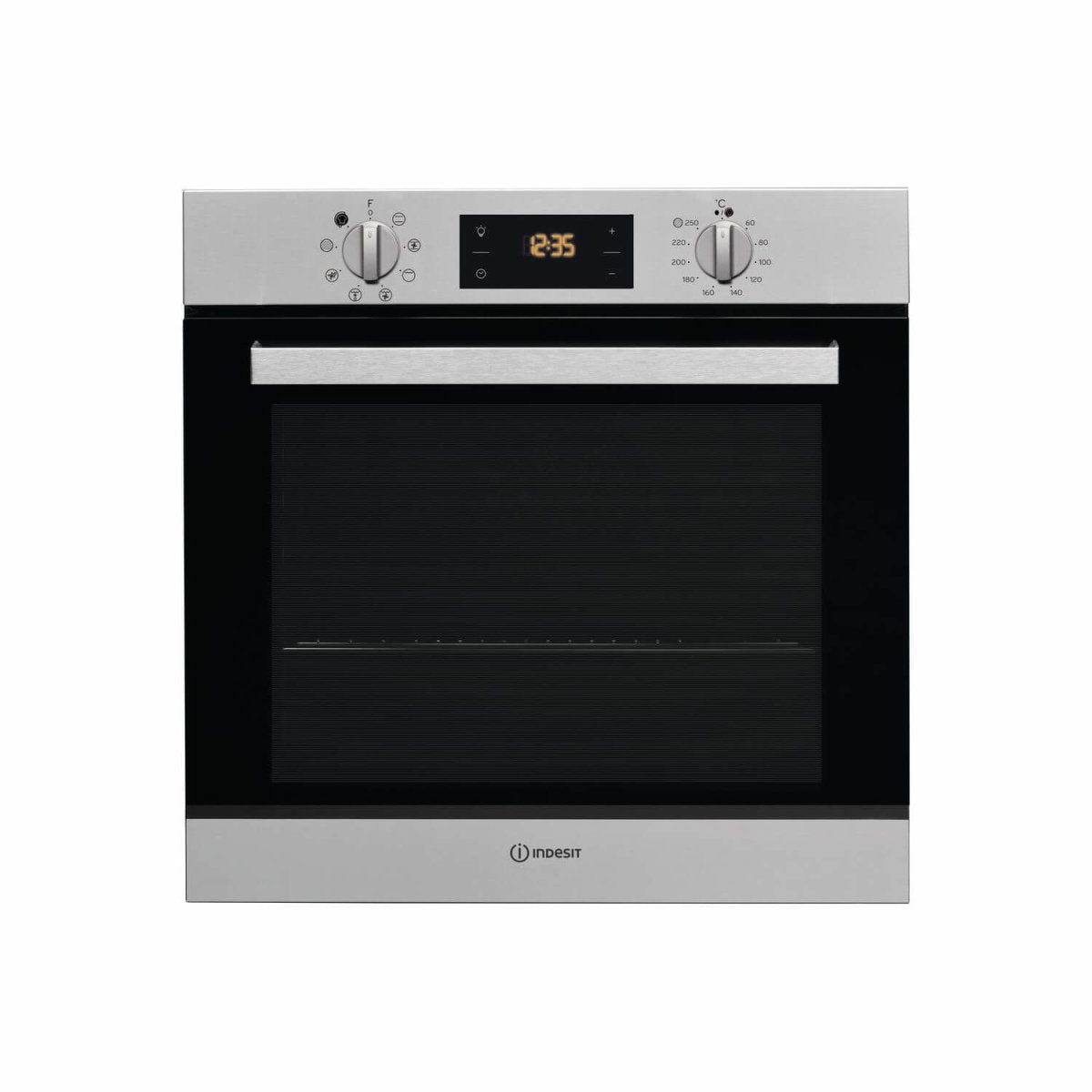 Indesit IFW6540PIX Built In Electric Single Oven - Stainless Steel - Atlantic Electrics