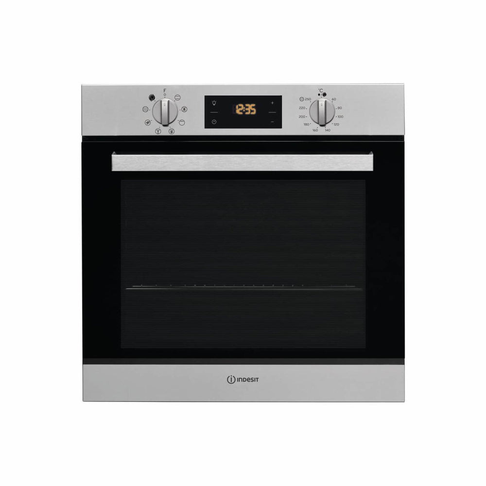 Indesit IFW6540PIX Built In Electric Single Oven - Stainless Steel | Atlantic Electrics - 39779673702623 