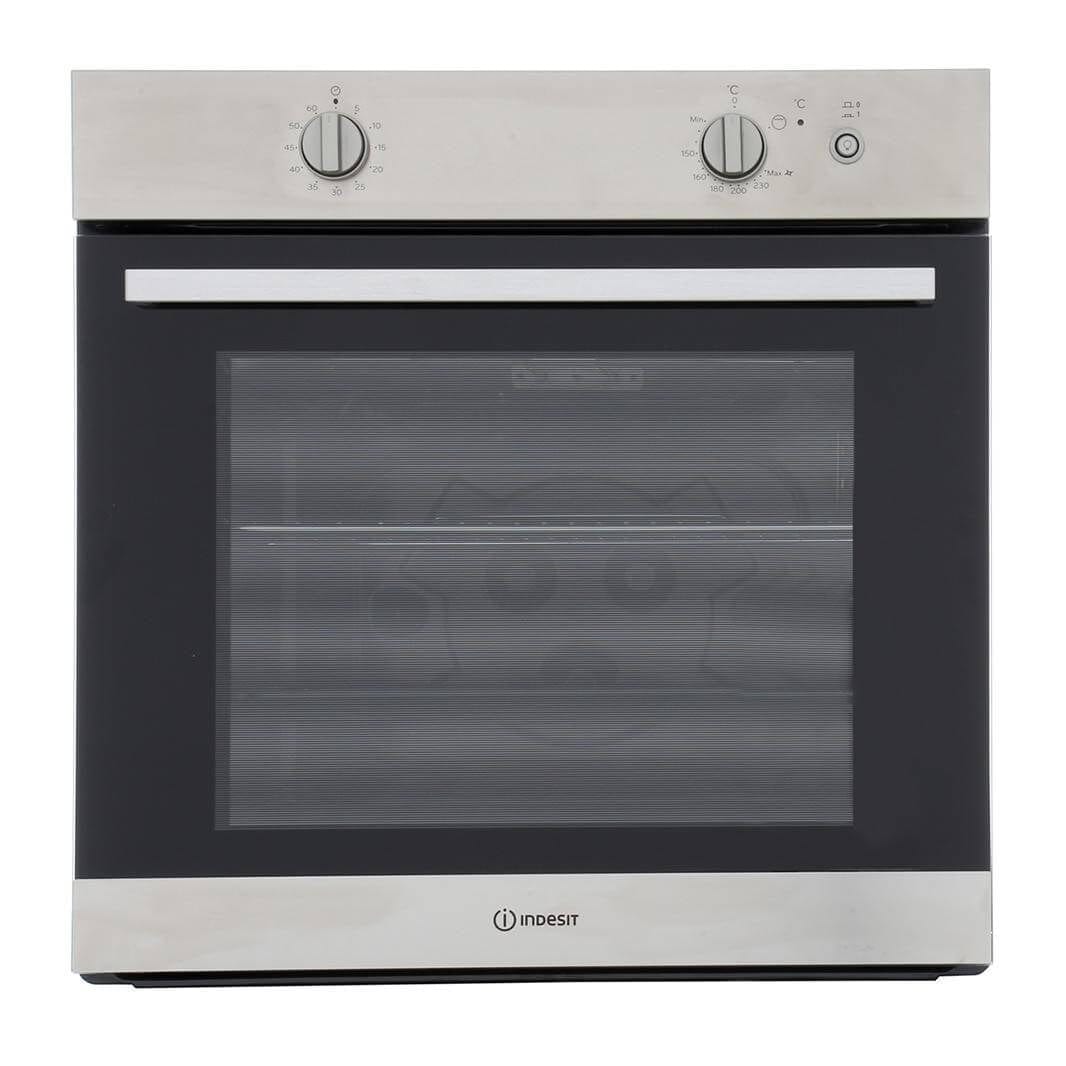 Indesit IGW620IXUK 66 Litre Gas Built-in Single Oven - Stainless Steel | Atlantic Electrics