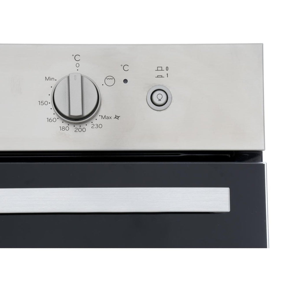 Indesit IGW620IXUK 66 Litre Gas Built-in Single Oven - Stainless Steel - Atlantic Electrics - 39478090563807 
