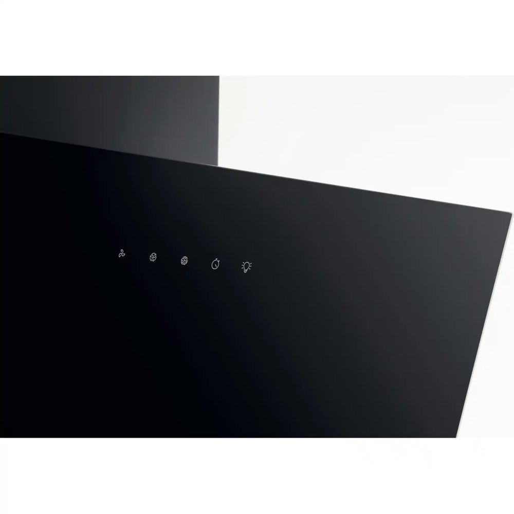 Indesit IHVP62FLTK 60cm Chimney Cooker Hood - Black | Atlantic Electrics - 40456512405727 