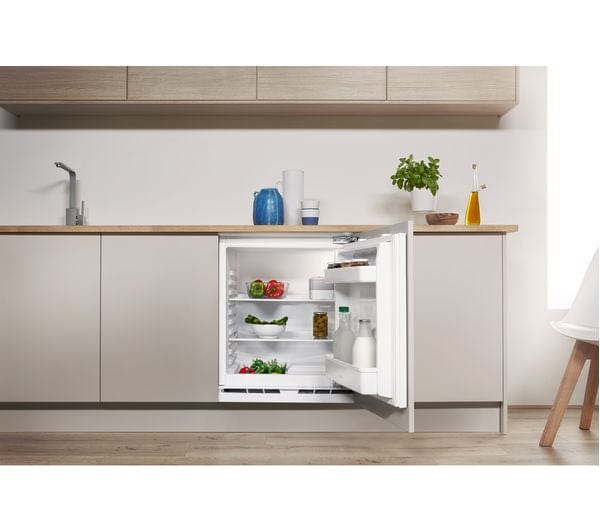 Indesit ILA1 146 Litre Integrated Under Counter Fridge A+ Energy Rating 60cm Wide - White - Atlantic Electrics - 39478091514079 