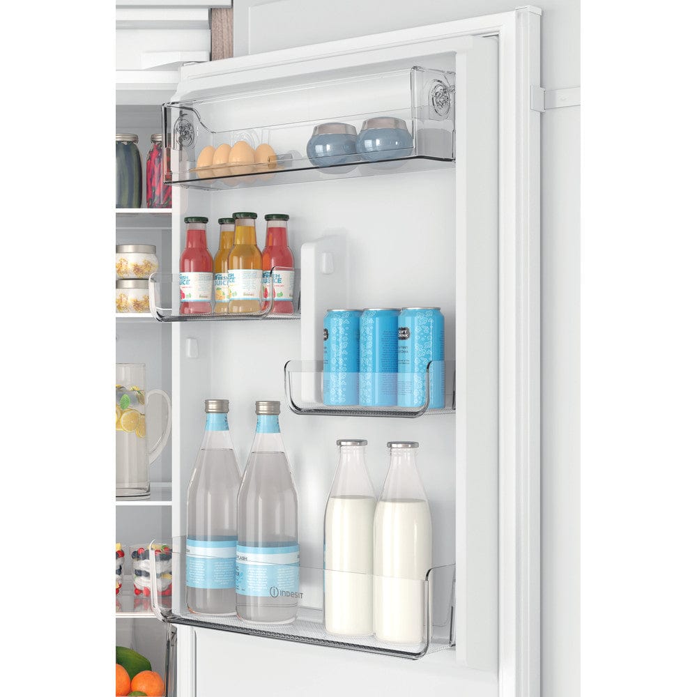 Indesit INC18T311 Integrated Frost Free Fridge Freezer with Sliding Door Fixing Kit - White | Atlantic Electrics