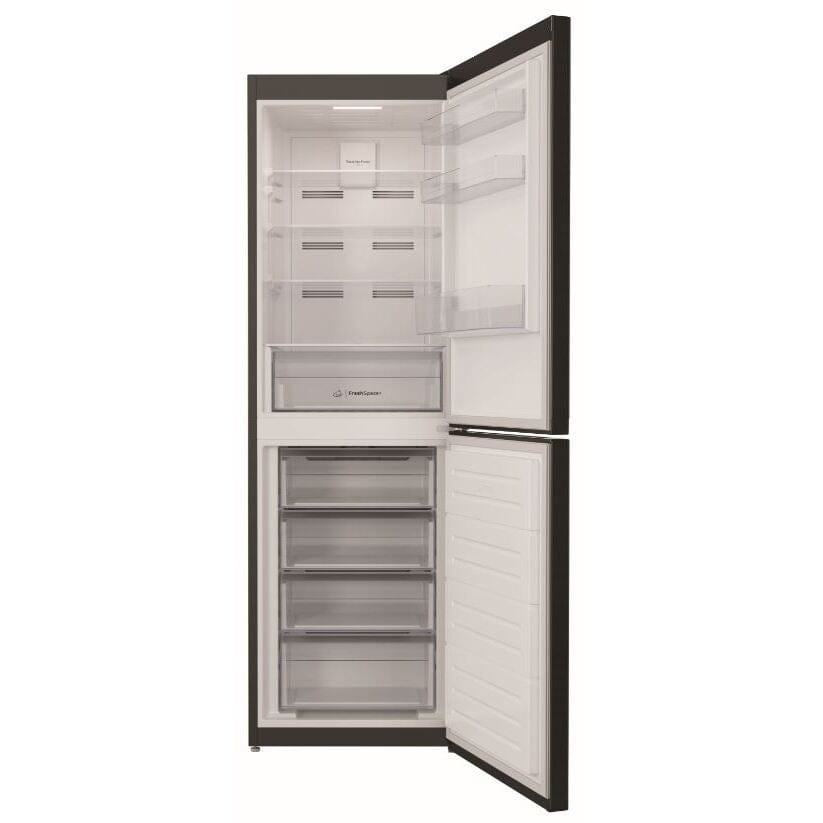 Indesit INFC850TI1K1 50-50 Frost Free Fridge Freezer - Black | Atlantic Electrics