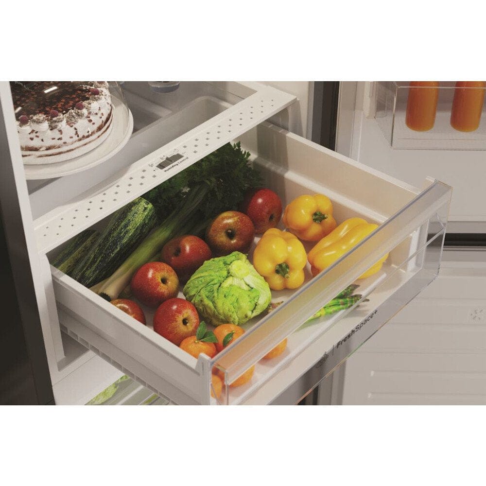 Indesit INFC850TI1KAQUA1 50-50 Frost Free Fridge Freezer - Black | Atlantic Electrics - 39478091972831 