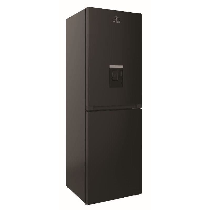 Indesit INFC850TI1KAQUA1 50-50 Frost Free Fridge Freezer - Black | Atlantic Electrics - 39478092103903 