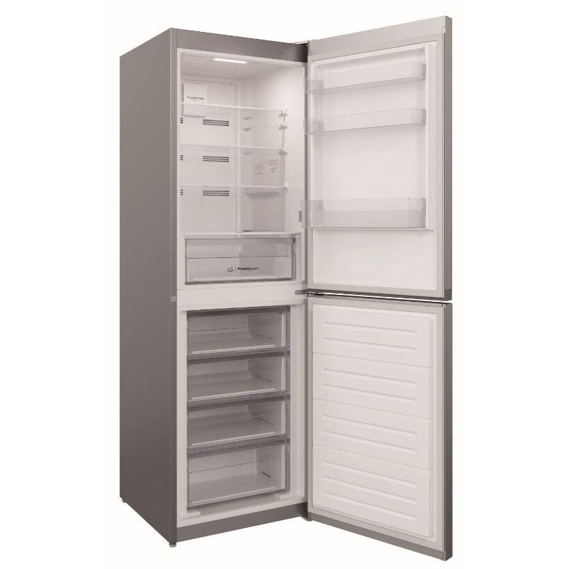 Indesit INFC850TI1S1 50-50 Frost Free 60cm Fridge Freezer 322 litre capacity - Silver | Atlantic Electrics - 39478099575007 