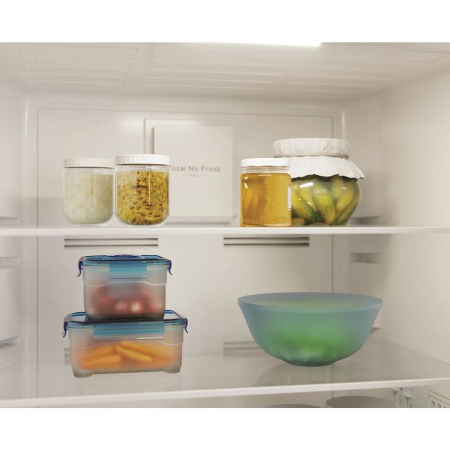 Indesit INFC850TI1SAQUA1 50-50 Frost Free Fridge Freezer - Silver | Atlantic Electrics - 39478101704927 