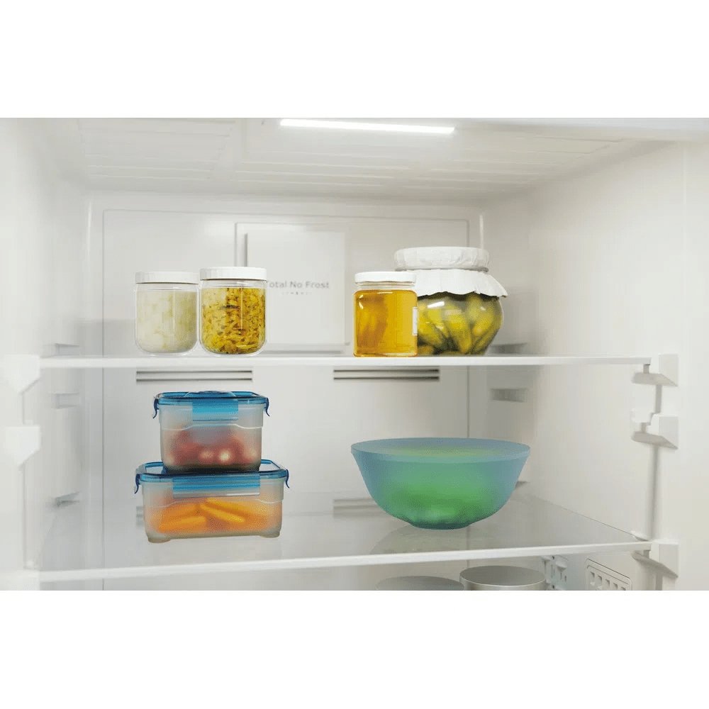 Indesit INFC850TI1W1 322 Litre 50/50 Split Freestanding Frost Free Fridge Freezer, 59.5cm Wide - White | Atlantic Electrics - 39478099968223 