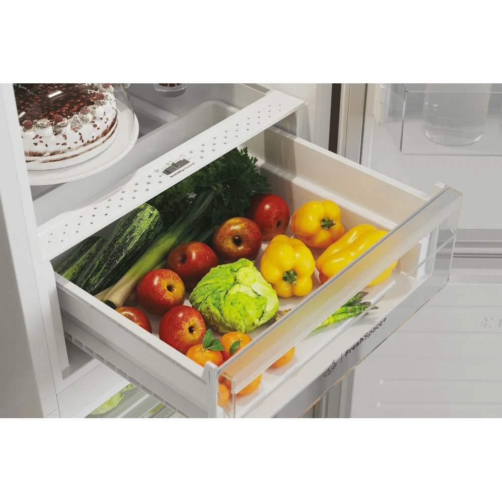 Indesit INFC850TI1W1 322 Litre 50/50 Split Freestanding Frost Free Fridge Freezer, 59.5cm Wide - White | Atlantic Electrics - 39478100066527 