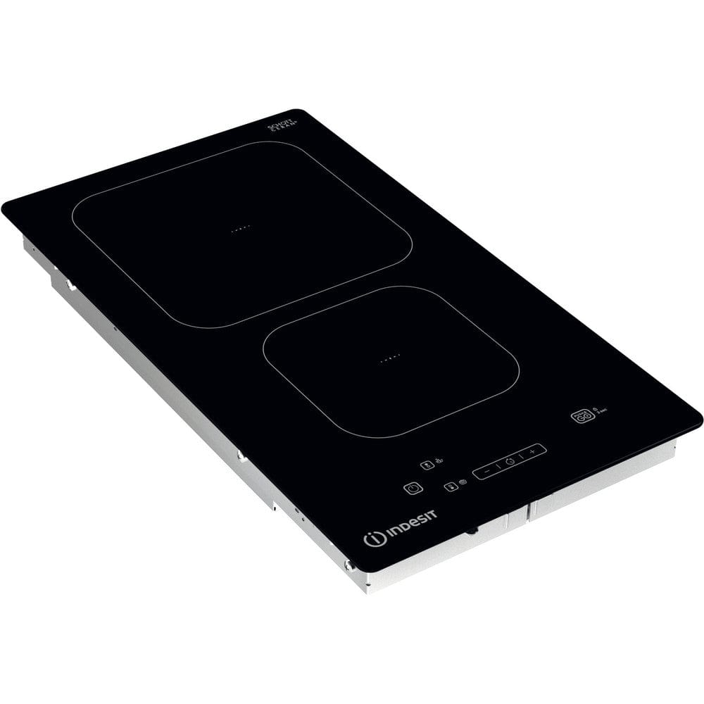 Indesit IS19Q30NE 30Cm Glass Induction With Dual Zone And Auto Functions - Black - Atlantic Electrics