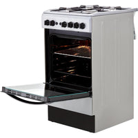 Thumbnail Indesit IS5G1PMSS 50cm Single Oven Gas Cooker - 39478100558047