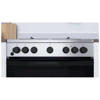 Thumbnail Indesit IS67G5PHX 60cm, 69 Litre Single Electric Cooker with Gas Hob Inox | Atlantic Electrics- 39709119676639