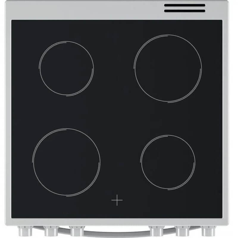 Indesit IS67V5KHW 60cm Electric Cooker with Ceramic Hob - White | Atlantic Electrics - 39779673899231 