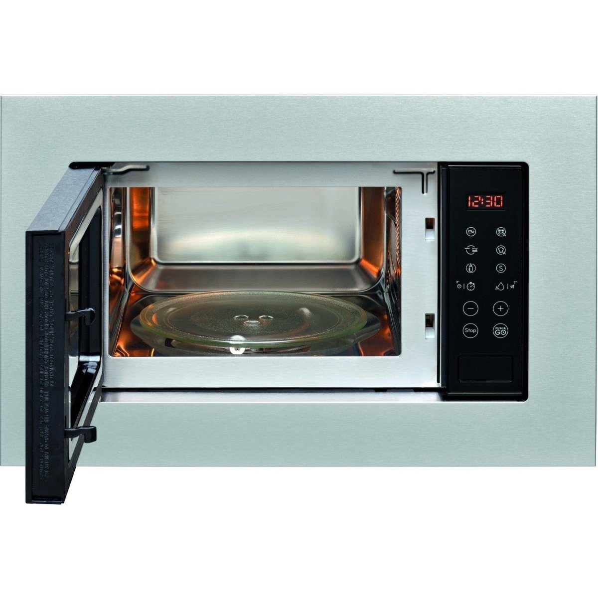 Indesit MWI120GXUK 800 Watt 20 Litre Built-In Microwave Oven With Grill | Atlantic Electrics