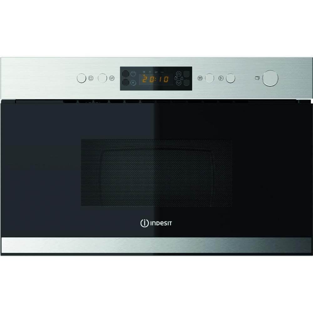 Indesit MWI3213IX Built In Microwave with Grill - Atlantic Electrics - 39478102589663 