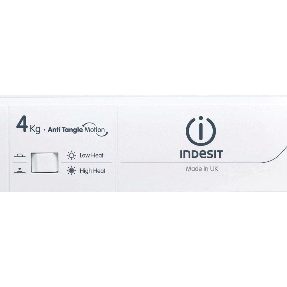 Indesit NIS41V 4kg Freestanding Front Vented Tumble Dryer - White | Atlantic Electrics - 39478104981727 