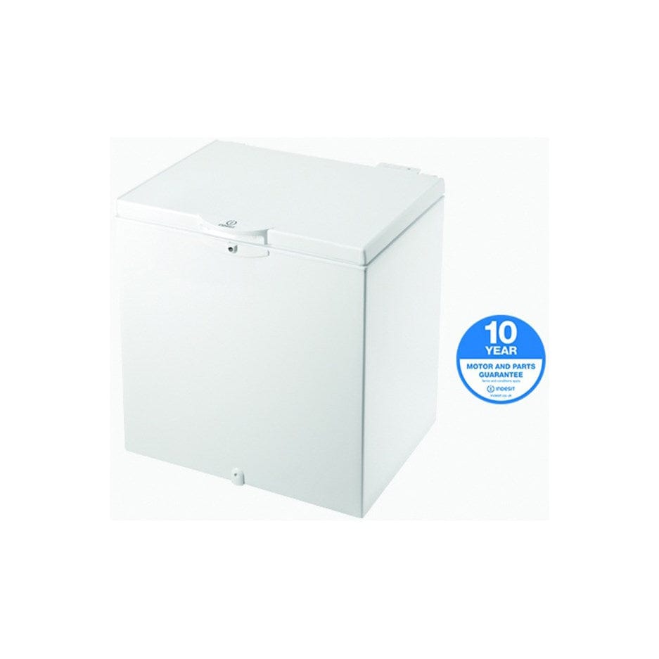 Indesit OS1A200H21 81cm Wide 204L Chest Freezer White Atlantic Electrics