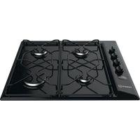 Thumbnail Indesit PAA642IBK Aria 60cm Four Burner Gas Hob Black - 39478105047263