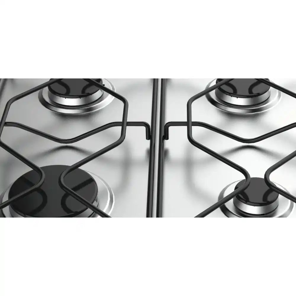 Indesit PAA642IX/IWE1 4 Burner Gas Hob - Stainless Steel | Atlantic Electrics - 40456515911903 