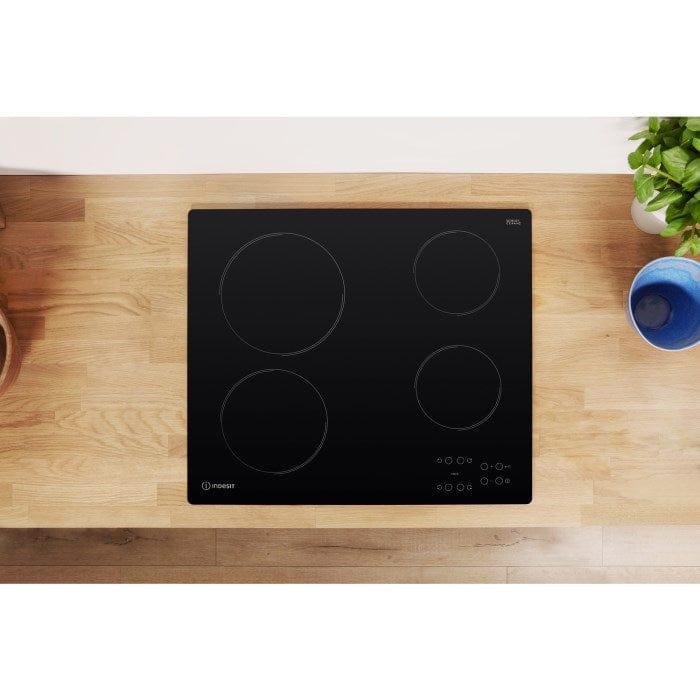 INDESIT RI161C 58cm Touch Control Ceramic Hob - Black | Atlantic Electrics