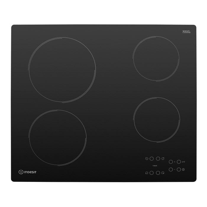 INDESIT RI161C 58cm Touch Control Ceramic Hob - Black | Atlantic Electrics - 39478105735391 