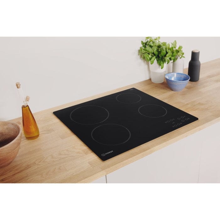 INDESIT RI161C 58cm Touch Control Ceramic Hob - Black | Atlantic Electrics