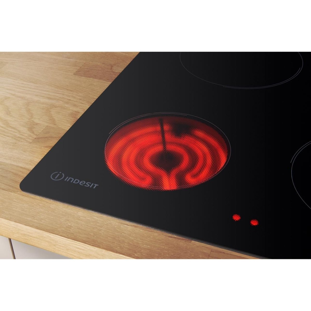 Indesit RI860C 58cm Ceramic Hob - Black | Atlantic Electrics