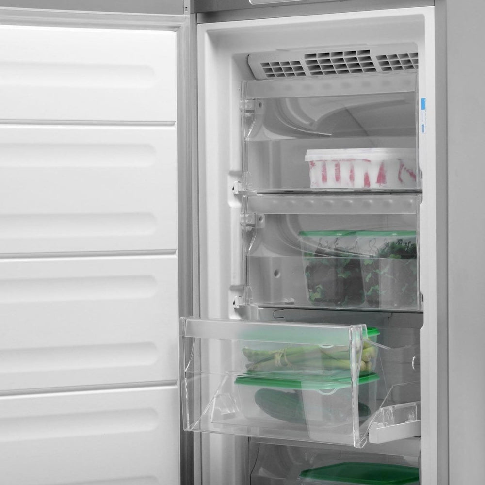 INDESIT UI6F1TS 222 Litre Freestanding Upright Freezer 167cm Tall Frost Free 60cm Wide - Silver - Atlantic Electrics - 39478109733087 