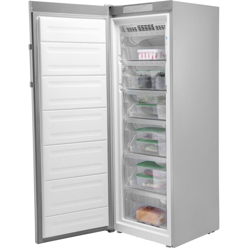 INDESIT UI6F1TS 222 Litre Freestanding Upright Freezer 167cm Tall Frost Free 60cm Wide - Silver - Atlantic Electrics - 39478109602015 