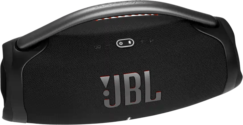 JBL BOOMBOX 3 Wireless Portable Waterproof Bluetooth Speaker with Indoor and Outdoor Modes, 24 Hours Playtime - Black | Atlantic Electrics