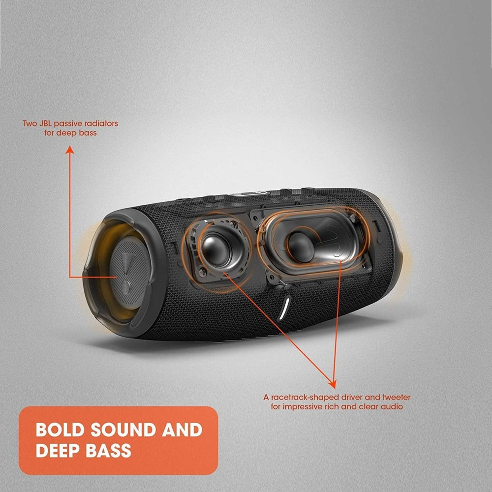 JBL Charge 5 Waterproof Portable Bluetooth Speaker With Powerbank - Black | Atlantic Electrics - 39478110716127 