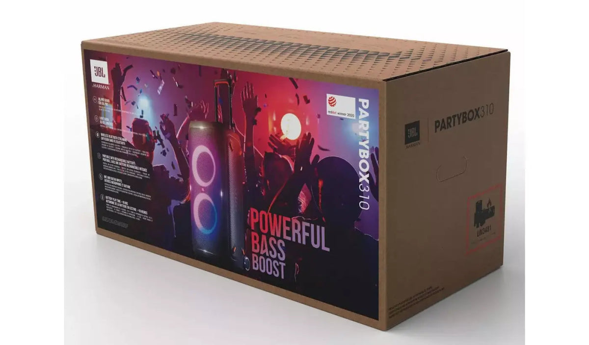 JBL PARTYBOX 310 240W Megasound Bluetooth Party Speaker - Black | Atlantic Electrics