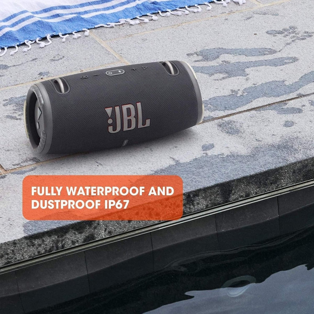 JBL Xtreme 3 Portable Bluetooth Speaker With Rechargeable Battery And Carry Strap - Black | Atlantic Electrics - 39478110617823 