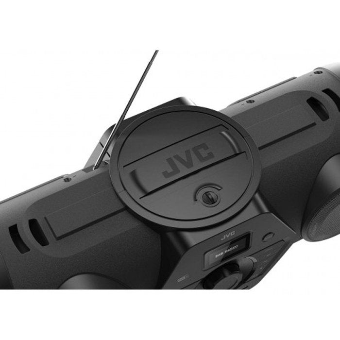JVC RVNB300DAB 60W CD BoomBlaster with USB, DAB+ and Bluetooth Audio-Streaming | Atlantic Electrics - 39478110519519 