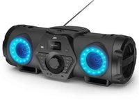 Thumbnail JVC RVNB300DAB 60W CD BoomBlaster with USB, DAB+ and Bluetooth with rechargeable battery pack | Atlantic Electrics- 39759724806367