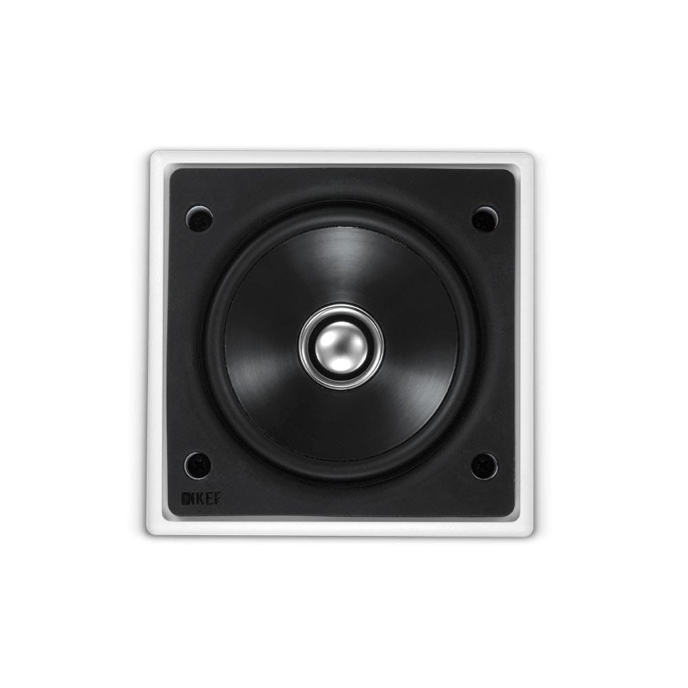 KEF CI100QS Square In-Wall-In-Ceiling Architectural Loudspeaker (Single) - Atlantic Electrics - 39478108979423 