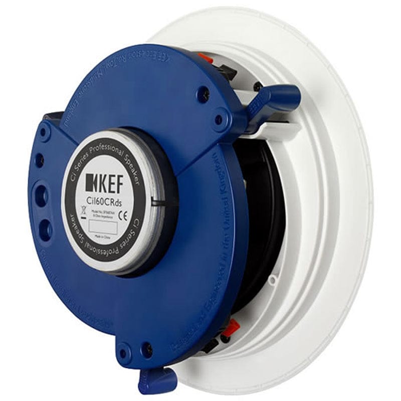 KEF Ci160CRds High Quality Stereo thin-bezel in-ceiling Speaker - 80W (Each) | Atlantic Electrics