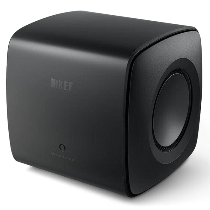 Kef KC62 1000W Ultra Compact Subwoofer - Carbon Black | Atlantic Electrics - 39478112485599 
