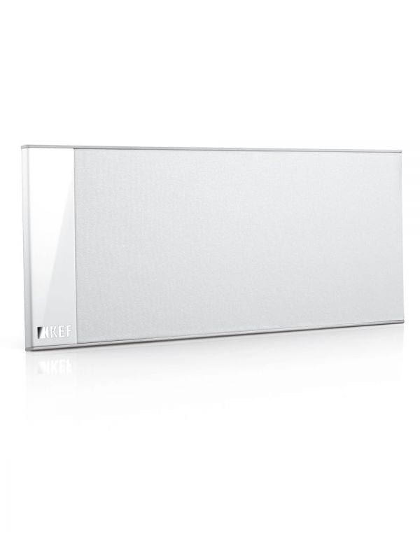 KEF T101C White Thin Centre Speaker - Supplied With Desk Stand | Atlantic Electrics