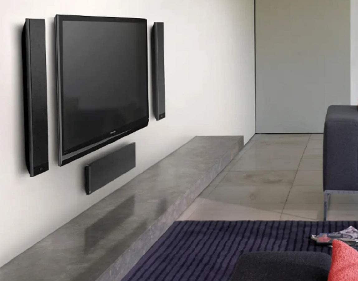 KEF T301C Thin Centre Channel Speaker - White | Atlantic Electrics