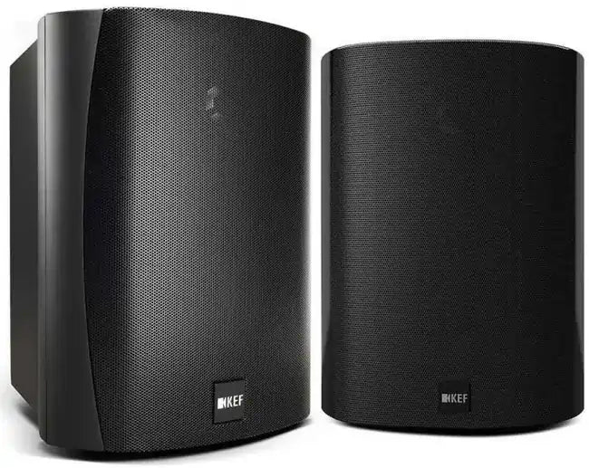 Kef VENTURA 6 Black All Weather Outdoor Speakers (Pair) | Atlantic Electrics