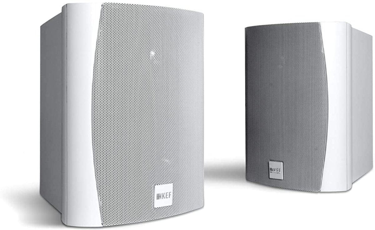 Kef VENTURA 6 White All Weather Outdoor Speakers (Pair) | Atlantic Electrics