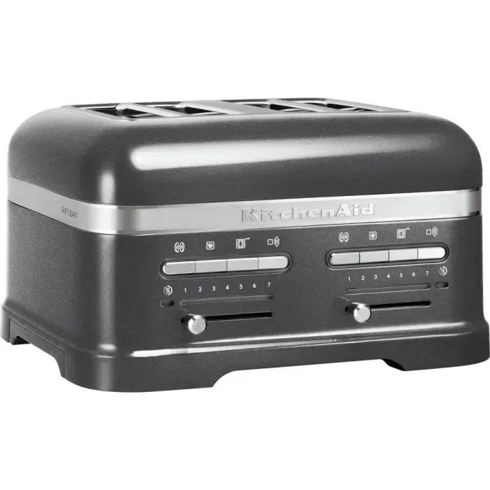 KitchenAid 5KMT4205BMS Artisan 4-Slice Toaster - Medallion Silver | Atlantic Electrics