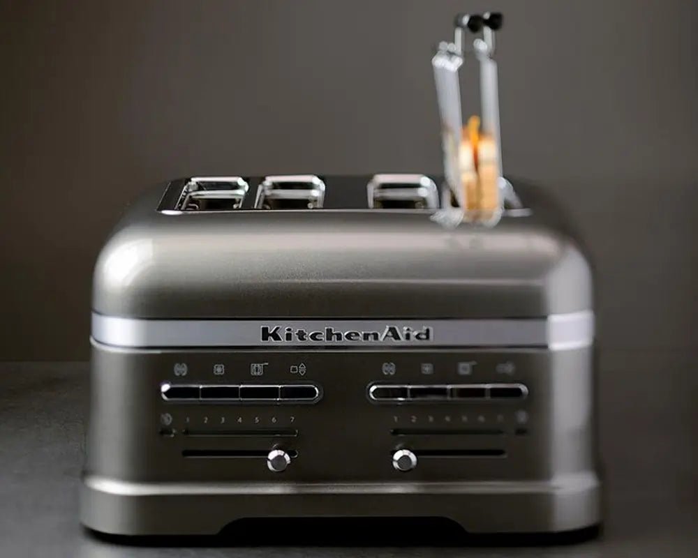 KitchenAid 5KMT4205BMS Artisan 4-Slice Toaster - Medallion Silver | Atlantic Electrics