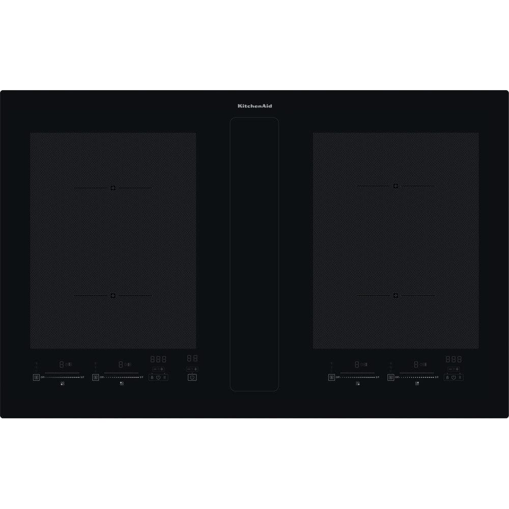 KitchenAid KHIVF90000 90cm Induction Hob with Ventilated Cooker Hood | Atlantic Electrics - 39478134964447 