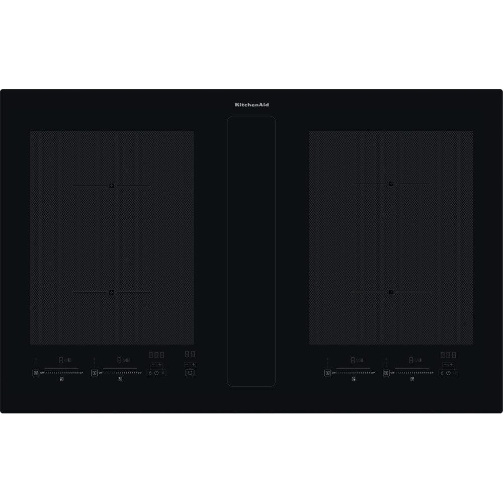 KitchenAid KHIVF90000 90cm Induction Hob with Ventilated Cooker Hood | Atlantic Electrics