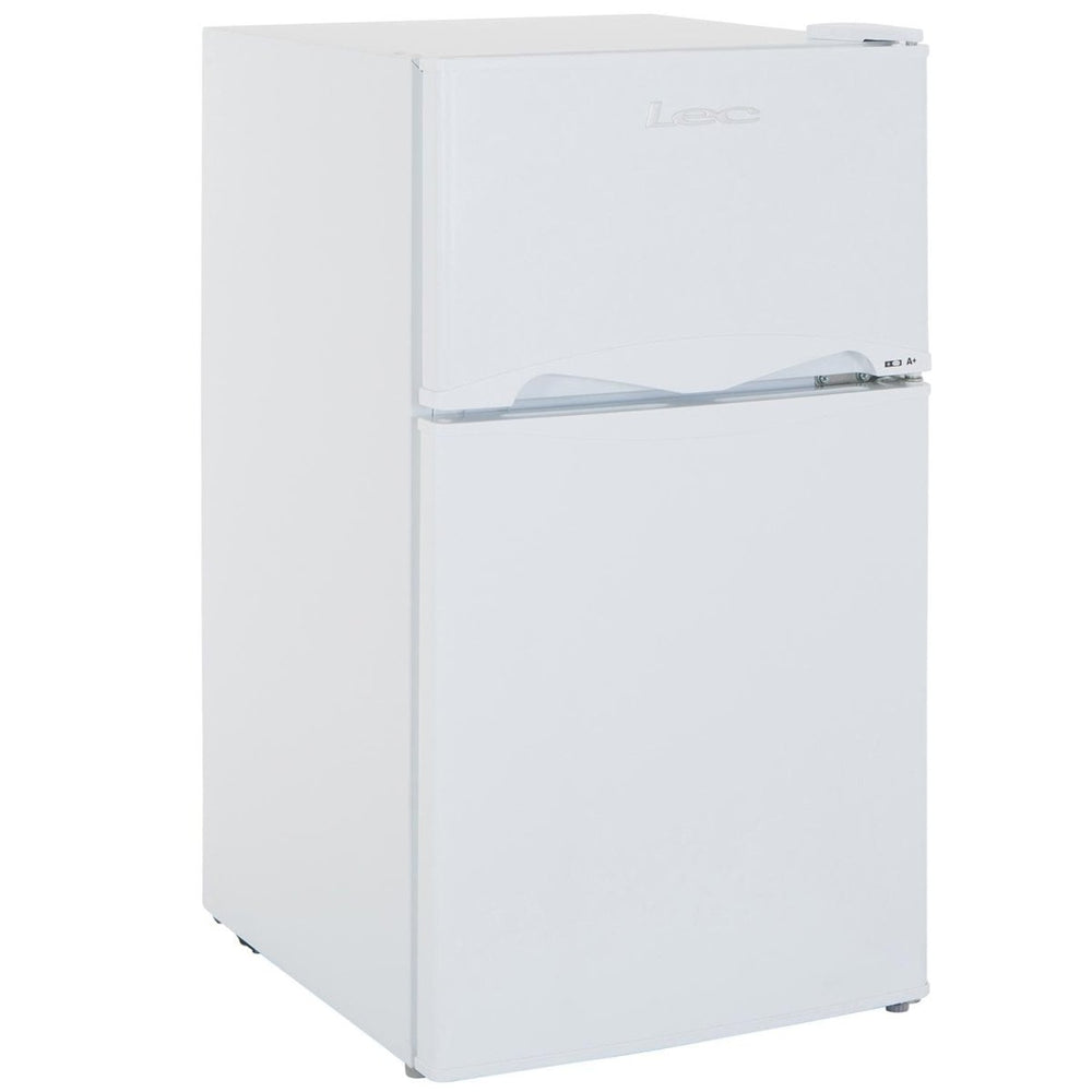 Lec T50084W 50cm Undercounter Manual Defrost Fridge Freezer - White | Atlantic Electrics - 39478136930527 