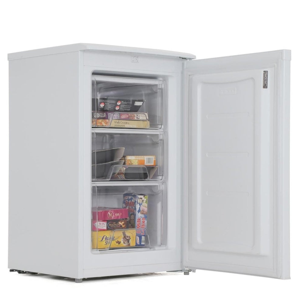 Lec U5017W 50cm Undercounter Freezer - White | Atlantic Electrics - 39478137323743 